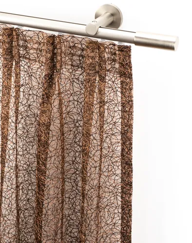 GARESA Gardinenstange EASY, Ø 20 mm, 1-läufig - Robuste Innenlaufgarnitur EASY von GARESA mit 20 mm Durchmesser, ideal für mittelschwere Vorhänge. Individuell anpassbar in Wunschmaßlänge, inklusive Wandträger und Endknöpfen. Hochwertiges Aluminium für langlebigen Einsatz.