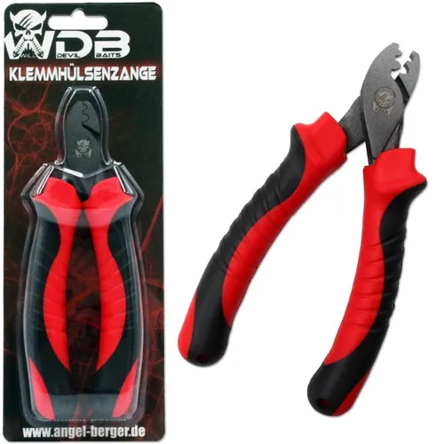 Wild Devil Baits Klemmhülsenzange Crimp Plier Crimping Tool Klemmhülsen Hülse...