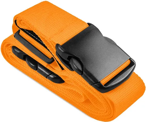 Koffergurt Gepäckgurt Koffergürtel Kofferband Gepäckband Kofferriemen Reise Band, Orange