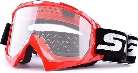 SGTTX Motorradbrille, ATV Dirt Bike Off Road Racing MX-Fahrbrille Anti-UV-Schutzbrille Winddichte staubdichte Motocross-Brille Anti-Scratch-Motorradbrille zum Radfahren/Reiten/Klettern/Skifahren