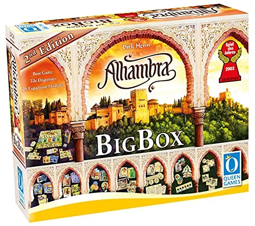Queen Games 10525 - Alhambra 2nd Edition Big Box