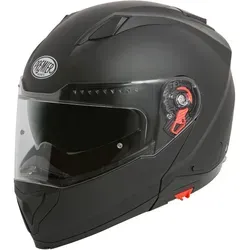 Premier Delta U9BM Klapphelm XL - Schwarz für Männer - Motorradhelm aus thermoplastischem Material mit herausnehmbarem, waschbarem Innenfutter und kratzfestem Visier für optimalen Komfort und Sicherheit.