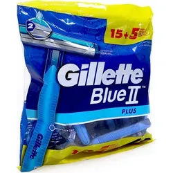 Gillette Blue II Plus Einwegrasierer, 20er Pack