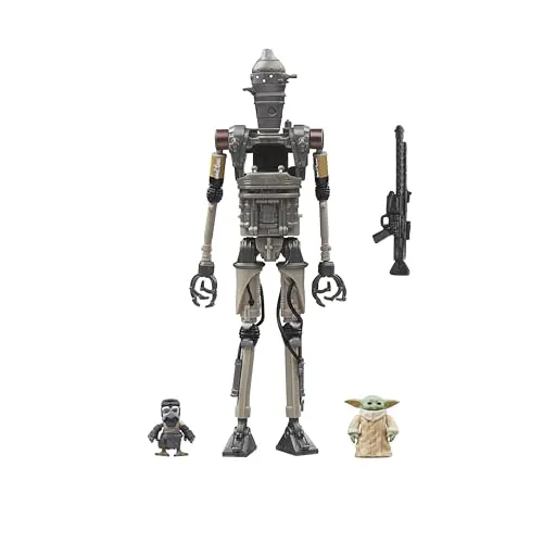 Star Wars The Vintage Collection IG-12, Grogu & Anzellan Action-Figurenset - Actionfiguren für Kinder, inspiriert von The Mandalorian mit beweglichen Figuren und charakteristischem Blaster – ideal für Sammler und Fans ab 4 Jahren.