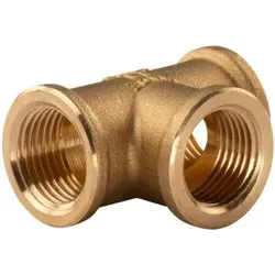 Messing Gewinde-fitting T-stück 1/2'ig