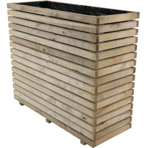 Siena Garden N06592 Hochbeet Ella 100cm - Hochbeet aus kesseldruckimprägniertem Kiefernholz, ideal für gesundes Gärtnern und platzsparend mit 100x40x90 cm.