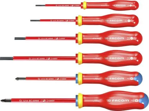 Facom Elektriker Schraubendreher-Set 6-teilig von Facom