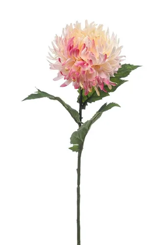 artplants Kunstblume Chrysantheme SAXLER, Hellrosa, 55cm