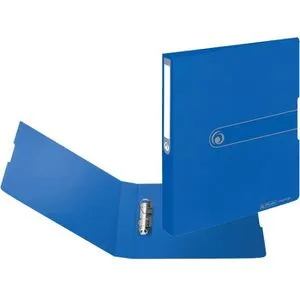 herlitz Ringbuch 2-Ringe blau 3,8 cm DIN A4 - modernes und robustes Design, ideal für Büro, Schule und unterwegs