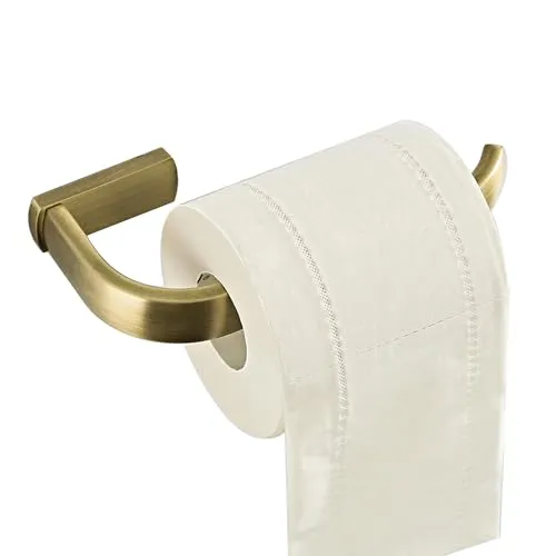 Flybath Toilettenpapierhalter Antik Messing WC Rollenhalter Wandmontage Für Badezimmer Küche, Gebürstete Bronze