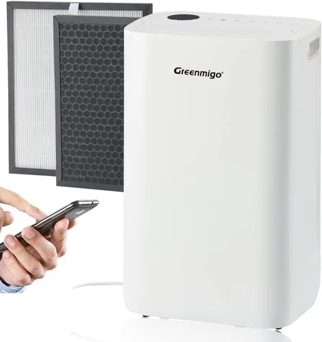 Greenmigo ALPHA-Q25 Pro WiFi Luftentfeuchter - Lufttrockner mit 25L/Tag Entfeuchtungskapazität, App-Steuerung und HEPA-Filter für saubere Luft. Ideal für Wohnungen, Keller und mehr.