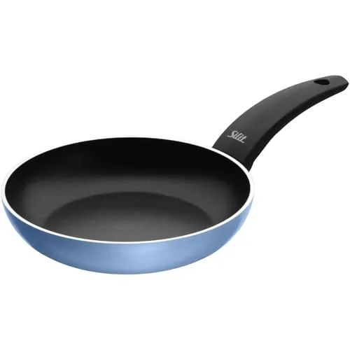 Silit Belluna Bratpfanne 24 cm Induktion - Pfanne mit langlebiger PTFE-Antihaftbeschichtung für fettfreies Braten und optimale Wärmeverteilung, perfekt für gesundes Kochen.