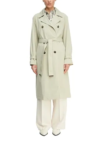 comma Strickmantel Trenchcoat mit Bindegürtel - Regular Fit - Eleganter Trenchcoat mit Bindegürtel in A-Shape-Silhouette. Ideal für vielseitige Outfits, bietet er Komfort und Stil. Praktische Details und hochwertige Materialien sorgen für Tragekomfort.