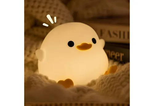 SinLaw LED Nachtlicht Enten Nachtlicht,Nachtlicht süße Tiere Silikon Kinder Nachtlicht, Dimmbar, Baby Tischlampe für Kinderzimmer Babyzimmer Deko