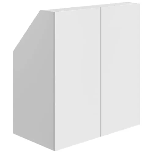 Bellamio Regal Aland Dachschrägenregal 90 cm - Modernes Dachschrägenregal mit 2 Push-to-Open Türen, ideal für Platzsparlösungen unter Dachschrägen. Perfekt für stilvolle Ordnung in Ihrem Zuhause.