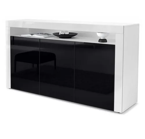 Vladon Sideboard Valencia in schwarz von Vladon