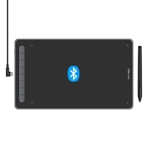 XP-PEN Deco LW 10 x 6 Zoll Grafiktablett mit Bluetooth - Grafiktablett mit Bluetooth-Funktion, 8 anpassbare Schnelltasten und X3 Elite Stift für präzises Zeichnen und Fotobearbeitung – ideal für kreative Profis und Hobbykünstler.