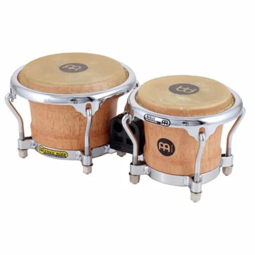 Meinl Percussion Mini Bongos - Handtrommeln aus Siam Eiche - Bongos im Mini-Format mit 3,5 und 4,25 Zoll Durchmesser, ideal für Jam Sessions und Live Auftritte. Ausgestattet mit handselektierten Büffelfellen für authentischen Sound.