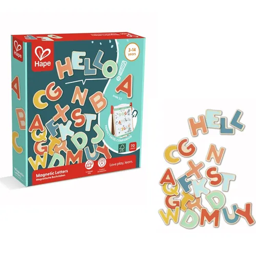 HAPE MAGNETISCHE BUCHSTABEN MAGNET SET NEU OVP von Hape