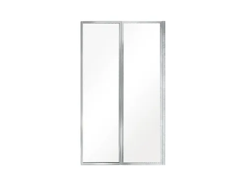 KOLMAN Duschwand AMBITION PREMIUM 2-teilig 80x140 cm - Moderne 2-teilige Duschwand für Badewannen, aus 4 mm gehärtetem Glas. Flexibel aufklappbar mit 180 Grad Scharnier, ideal für jedes Badezimmerdesign. Hohe Qualität und einfache Installation für mehr Komfort und Funktionalität.