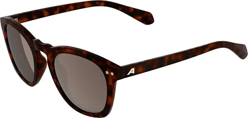 ALPINA Sunbeam, sportliche Sonnenbrille für Damen und Herren, besonders bruchsicher, mit UV Schutz, havana gloss
