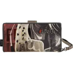 Anekke Geldbörse Large Wallet mit RFID-Blocker - Portemonnaies mit buntem Design und RFID-Blocker Schutz für maximale Sicherheit, ideal für den Alltag.