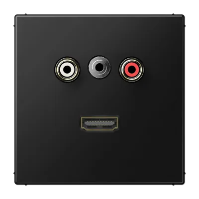 Jung Steckdosen Schwarz von Jung