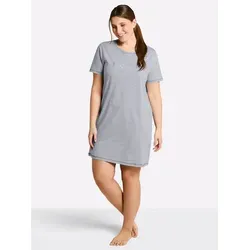 Witt Sleepshirt Kurzarm-Sleepshirts Kurzarm (2-tlg) bunt|grau 44/46