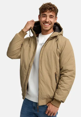 Indicode Sommerjacke Herren INPeshastin Winterjacke Herrenjacke Kapuze mit Tunnelzug