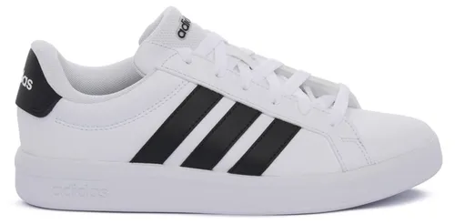 adidas Grand Court 3.0 Sneaker Weiß 36 2⁄3 - Stylischer Sneaker für Alltag und Sport, Obermaterial aus Textil und Synthetik, mit herausnehmbarer Innensohle für individuellen Komfort.
