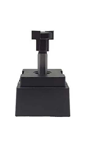 jjw-germany NR 47 HM - Oberfräser T-Nutenfräser Z= 2 D1= 17,5x7,0 mm / D2= 10,6x8,5mm für Sechskantschraube M10, Schaft 8,0 x 32mm