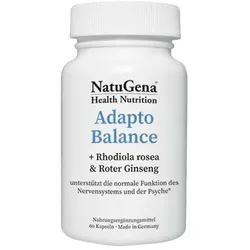 NatuGena AdaptoBalance Kapseln 60 St - Stressabbau und Wohlbefinden - Nahrungsergänzungsmittel zur Unterstützung des Stressabbaus, rezeptfrei erhältlich und ideal für mehr Wohlbefinden im Alltag.