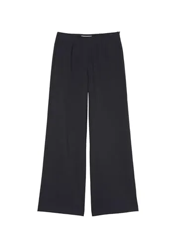 Chinohose MARC O'POLO aus Interlock-Qualität - Stoffhosen für Damen in Größe 40, gefertigt aus hochwertiger Bio-Baumwolle mit einem perfekten Fit und seitlichem Reißverschluss für eleganten Komfort.