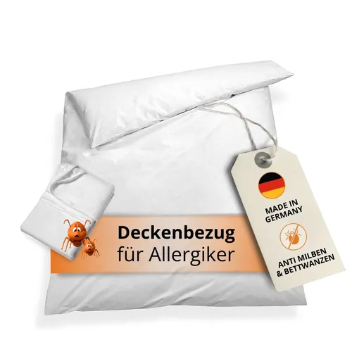 sleepling Bettbezug 100 x 135 cm - Evolon Encasing für Allergiker - Bettwäschen mit patentierter Evolon Technologie, bietet dauerhaften Milbenschutz und hohe Atmungsaktivität. Waschbar bis 95 Grad für hygienischen Schlaf.