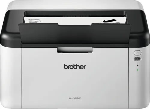 Brother HL-1210W - Laser Schwarz-Weiß Drucker A4, kompakt und energieeffizient mit WLAN und hoher Druckqualität