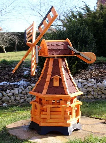 Holzdekoladen Deko-Windrad 