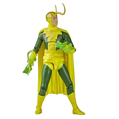 Hasbro Marvel Legends Series MCU Disney Plus Classic Loki Marvel Action-Figur, 5 Accessoires und 1 Build-A-Figure Element