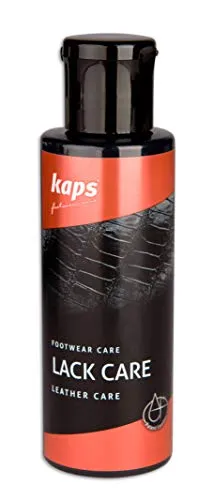 Pflegemittel für Lack-, Glanz-, Kunst- und Reptilienleder, Verhindert Rissbildung, Für Schuhe und Taschen, Kaps Lackpfleg (Neutral - Transparent)