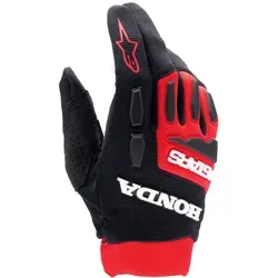 Alpinestars Honda Full Bore Motocross Handschuhe, schwarz-rot, Größe L