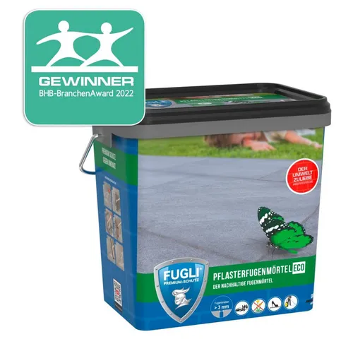 FUGLI® Fugenmörtel Pflasterfugenmörtel Eco, 12,5 kg in schwarz von FUGLI®