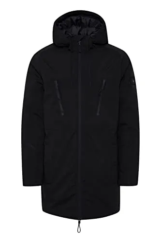 Project Pine Herren Winterparka - Stylischer Parka für kalte Tage, Größe XL, Farbe Black (194007) - Funktionsjacken mit hochabschließendem Kragen, warm gefüttert und aus robustem Material, ideal für sportliche und elegante Looks im Winter.