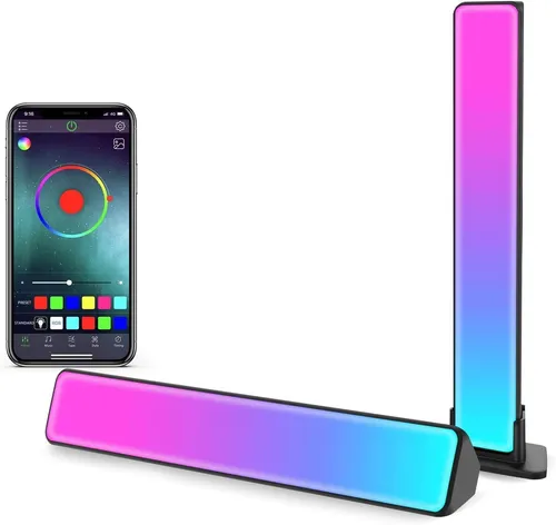 Smart LED Lightbar, RGB Lampe Gaming Lampe Sync LED Ambient Light für Gaming