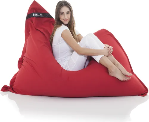 Lazy Bag Sitzsack Baumwolle in rot von Lazy Bag