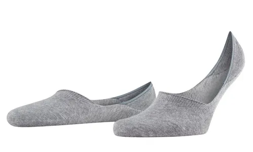 Falke Tagessocke Füsslinge Step Medium Cut (nachhaltiger Baumwoll-Komfort) hellgrau Herren - 1 Paar