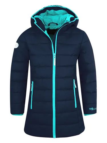 Trollkids Mädchen Wintermantel Stanavanger in blau von TROLLKIDS