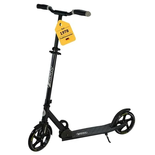 Best Sporting Scooter für Erwachsene und Kinder - Klappbarer Roller mit Ständer - Kickscooter mit 3-fach höhenverstellbarem Lenker für individuelle Anpassung, ABEC-7-Kugellager für optimale Laufruhe und kompaktem Klappmechanismus für einfachen Transport.