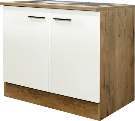 Flex Well Spülenschrank Vintea inkl. Spüle 100 x 60 x 85 cm