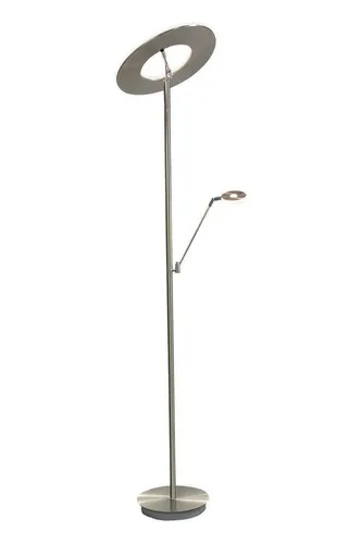 B-Leuchten LED Stehleuchte Halo - Moderne Stehleuchte mit dimmbarem Tastschalter, ideal für stimmungsvolles Licht. Mit 4100lm und flexiblem Farbtemperaturbereich von 2200-6300K für jeden Raum.