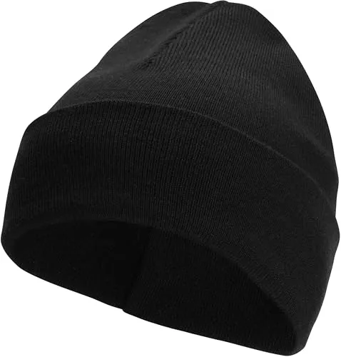 Woolpower Beanie Classic - Merino Mütze black - Hochwertige Merino Mütze für Unisex, mit sportlich-dynamischer Schnittführung und optimalem Körperklima dank 70% Merinowolle. Maschinenwaschbar bis 40°C, ideal für Outdoor-Aktivitäten.