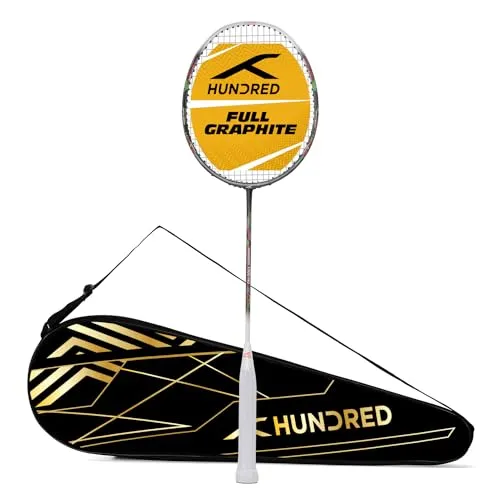 Hundred POWERTEK 1000 PRO-Strung Badminton Schläger